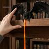 Magical Home Office Decor Fire-breathing Dragon Figurine, Durable PLA Flying Book Stopper, Bookshelf 3D Print Fantasy Ornament for Library Unique