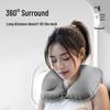 Inflatable U-Shaped Travel Pillow Set: Neck Support Three-Piece for Airplane Comfort