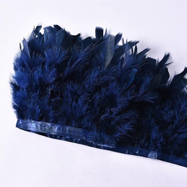 High-Quality Turkey Feather Edging, Colored Feathers, Fire Feather Edging For Weddings