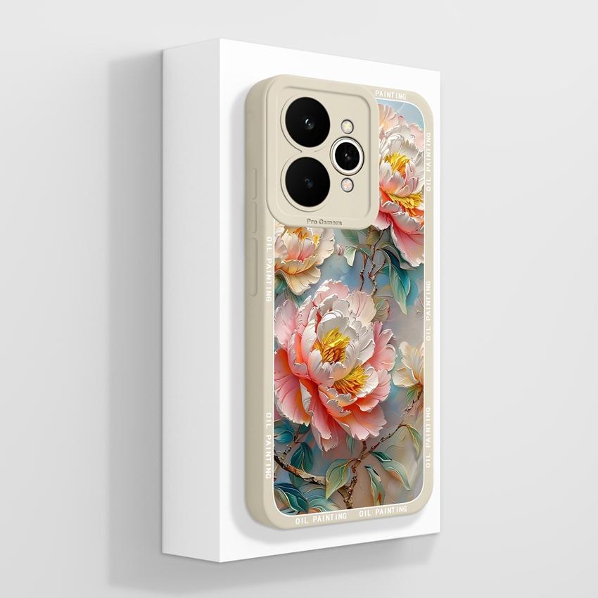 For Oppo Realme 15 16 11 10 Pro 15T 15X 11X Phone Case Pretty Crystal Butterfly Patterns Fashion Shell Smooth Liquid Silicone Premium Protective Cover