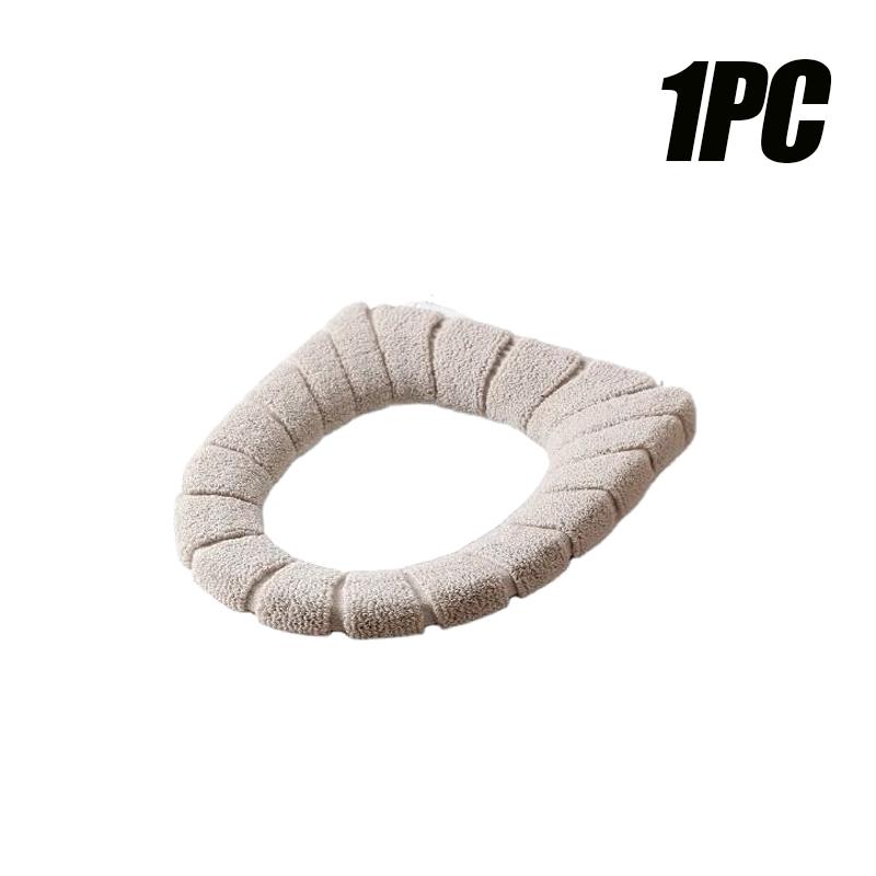 20 pezzi Cuscino per sedile WC per uso domestico Inverno Ispessito Peluche Cuscino per sedile WC Scalda sedile WC Coprisedile per WC