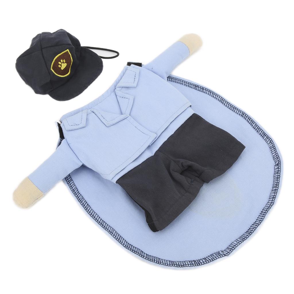 Pet Mail Carrier Costume Soft Funny Costumes Pet Suit with  for Small Dogs and Cats