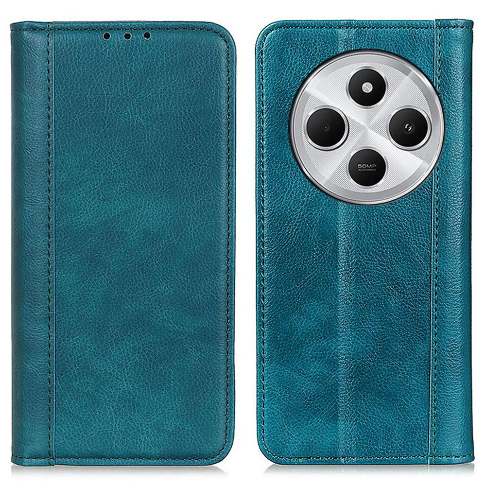 For Xiaomi Poco C75 4G/Redmi 14R 5G/14C 4G Stand Case Split Leather Litchi Texture Wallet Phone Cover