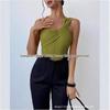 2024 Bestseller One-Shoulder Knitted Sleeveless Jumpsuit for Women