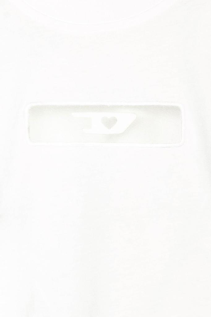 Diesel A15463RHERA 100 Bílá XS Dámské T-REG-TYLOVÉ TRIČKO