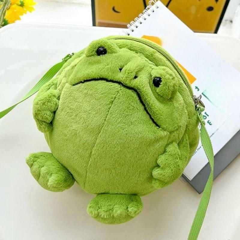 Kabelka crossbody ve tvaru žáby Potřeby Krásná kabelka pro dívky na rande, cestování