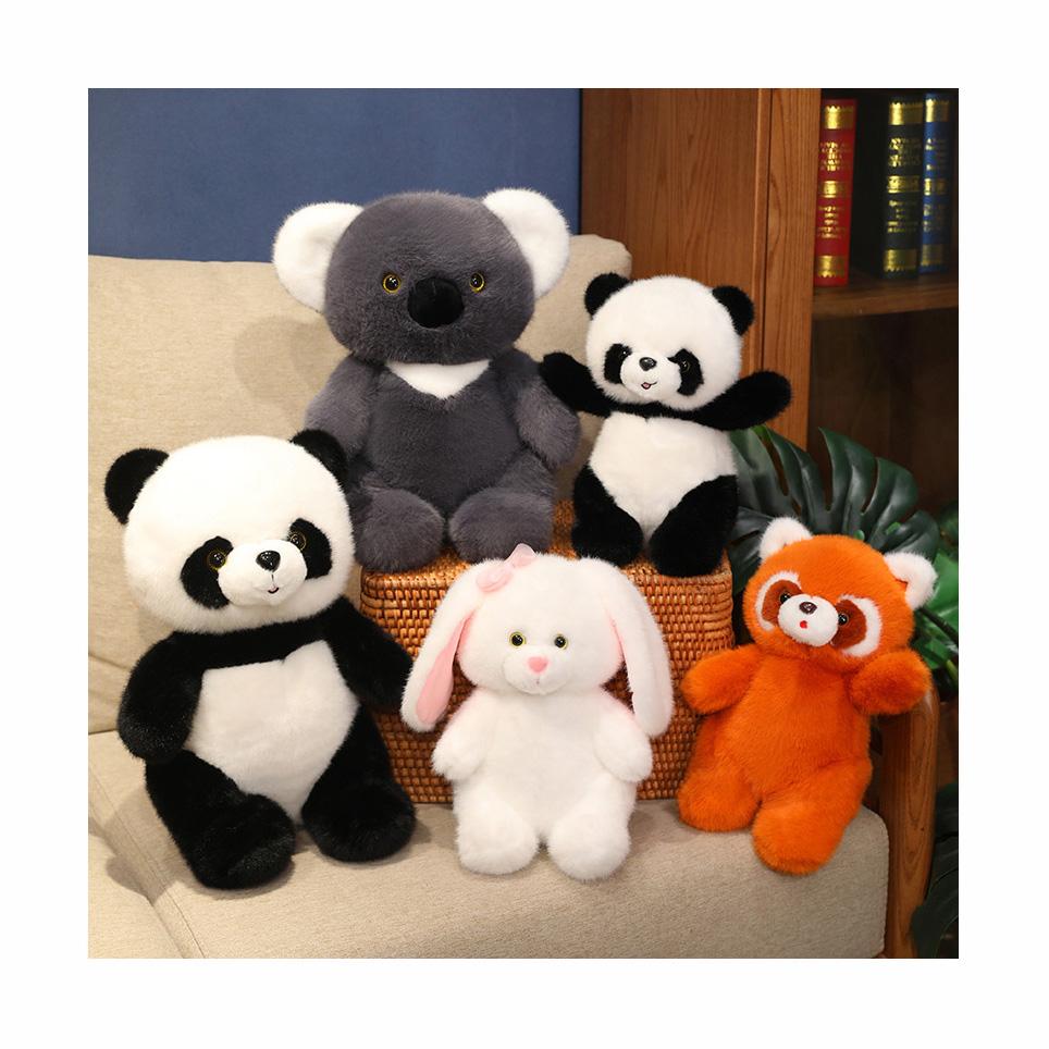 Plush Stuffed Toy Doll Custom Baby Hugging Soft Animal Kawaii Fox Koala Panda Bunny Toys Plush Animal