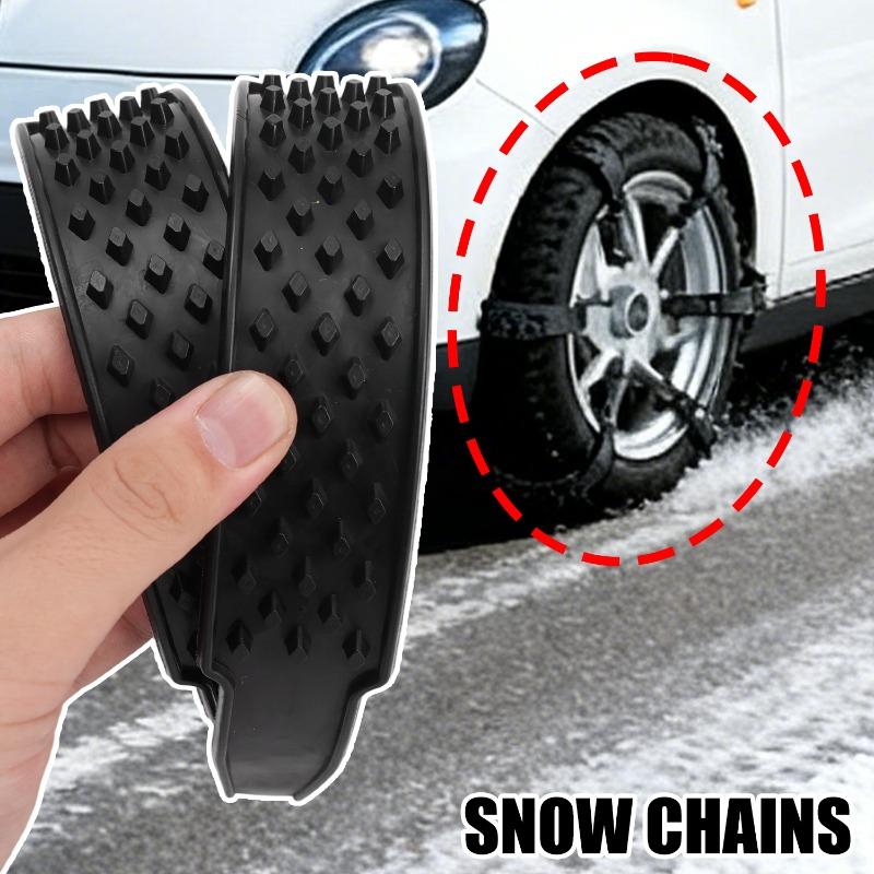 Motorbike Tire Anti Slip/Skid Tyre Chain Winter Emergency Safety Belt Reusable Motorcycle Snow Chains Accessorie 4-8PCS