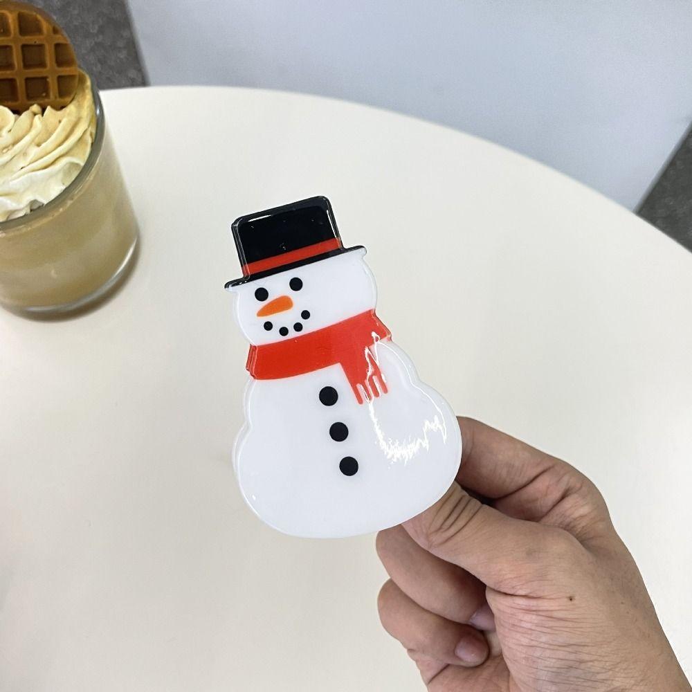 Christmas Hat Christmas Hair Claw Christmas Sock Small Shark Clip Unique Santa Claus Hairpin  Daily