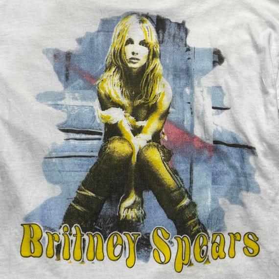 Britney Spears short sleeve Tshirt White cotton reprint PA8517 Unisex T-Shirt S