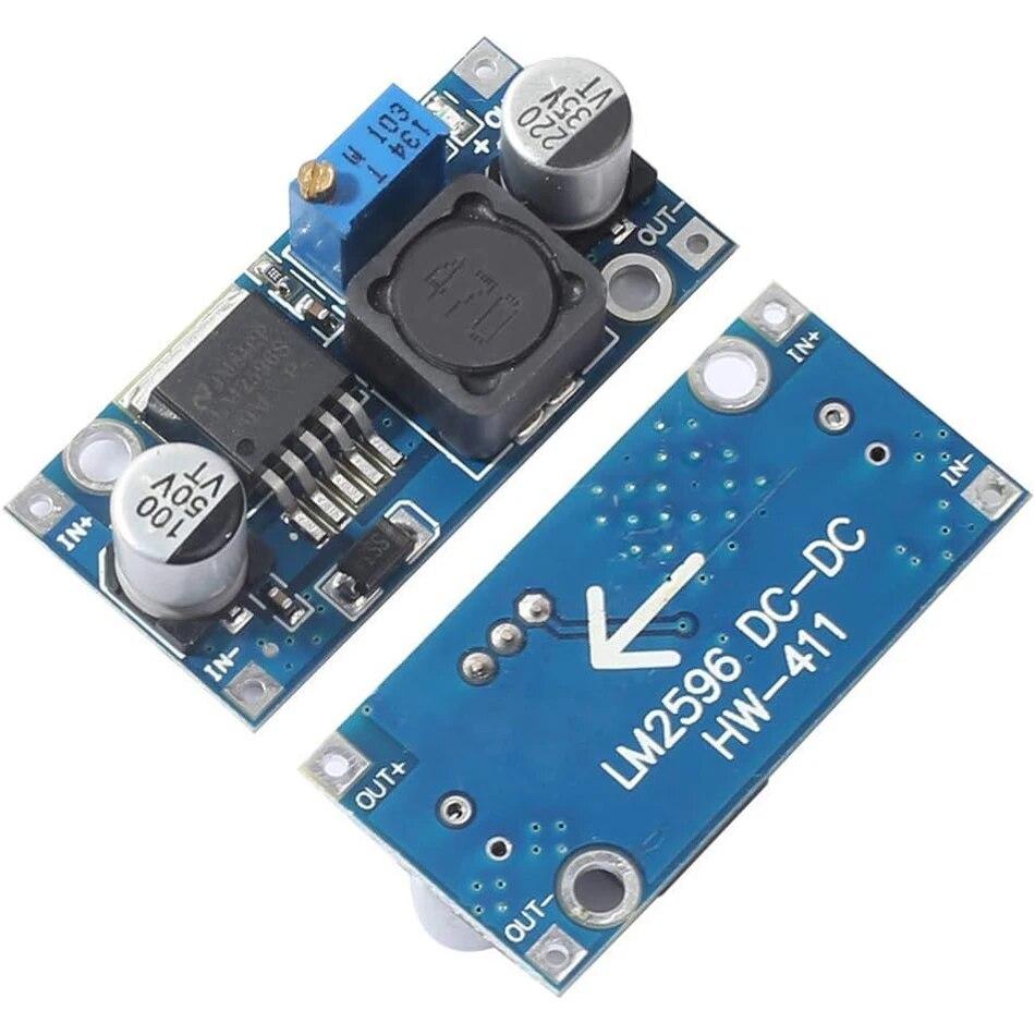 5 pakke LM2596S Buck Converter DC til DC Converter Høyeffektiv spenningsregulator 3,0-40V til 1,5-35V Buck Converter Justerbar