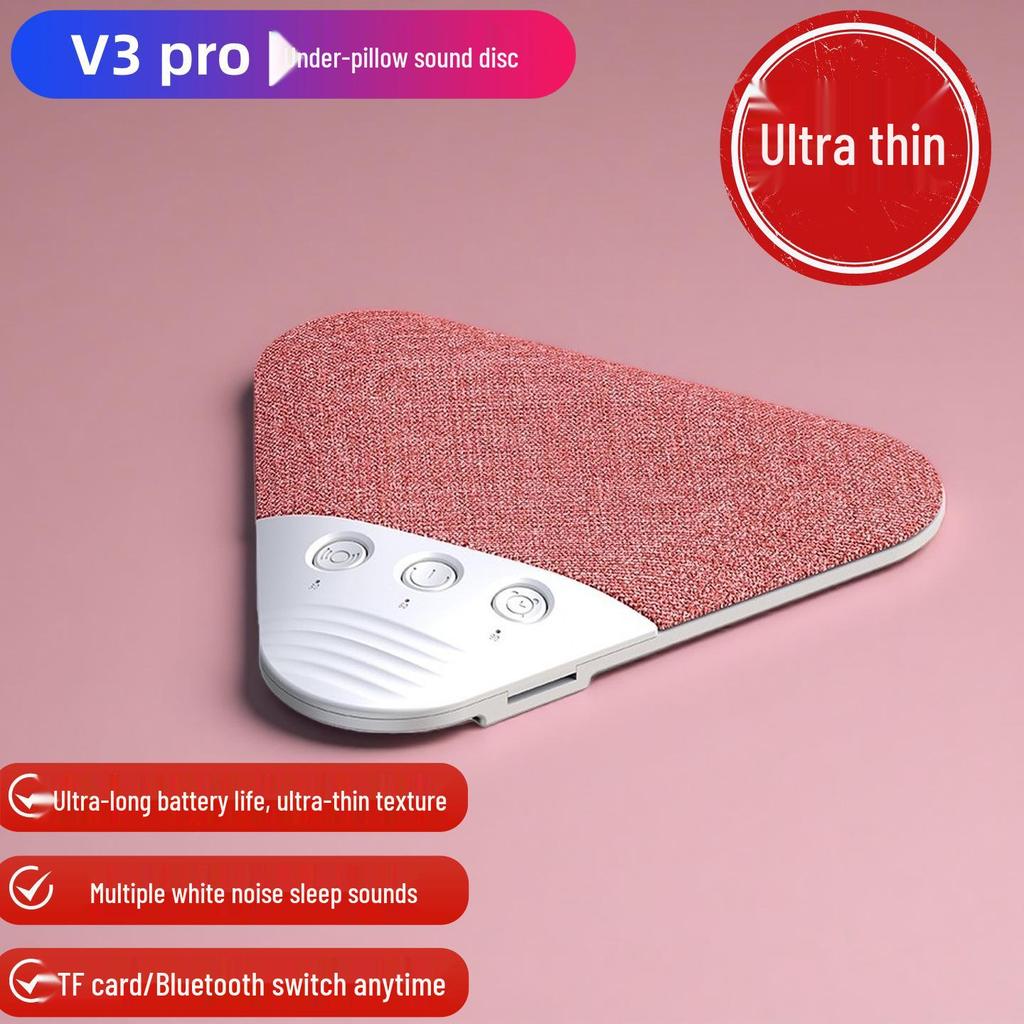 V3pro Ultra-Thin Under-Pillow Bluetooth Speaker for Sleep with White Noise
