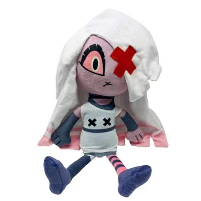 Hazbin Hotel Plush Hell Cat 9 One-eyed Stuffed Animal Toy 28cm Short Plush