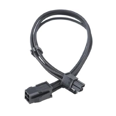 30CM 4Pin CPU Long Extension Cable 18AWG Stable Transfer 4Pin Male To Female Stable Transmission For Mainboard CPU 4Pins