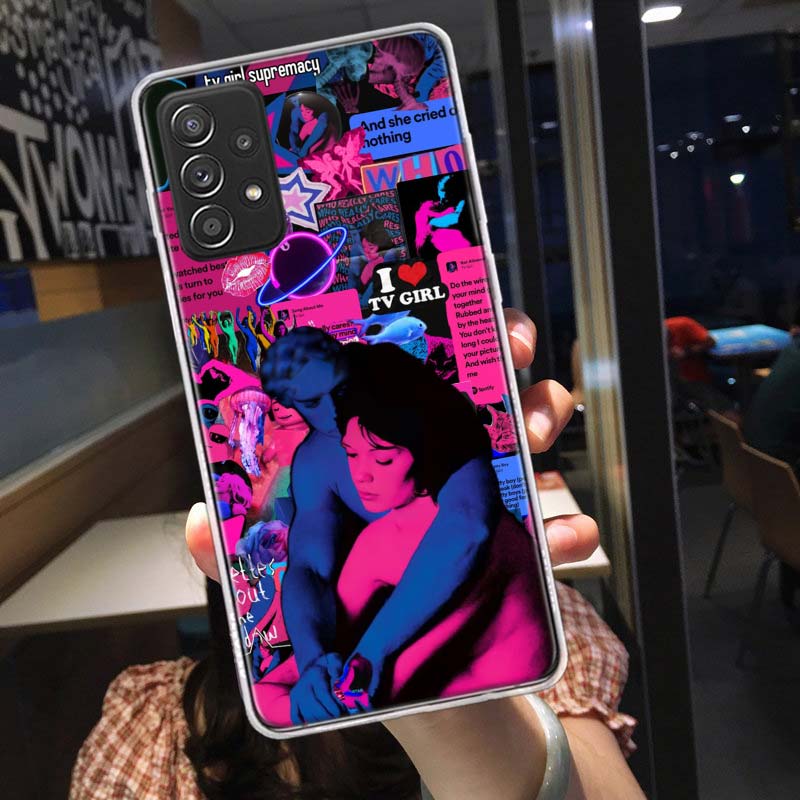TV Girl Album Phone Case for Samsung A54 A57 A37 A17 A14 A15 A12 A24 A34 A55 A35 A25 A52S A07 A05S A04S A22 A32 A72 Galaxy Note