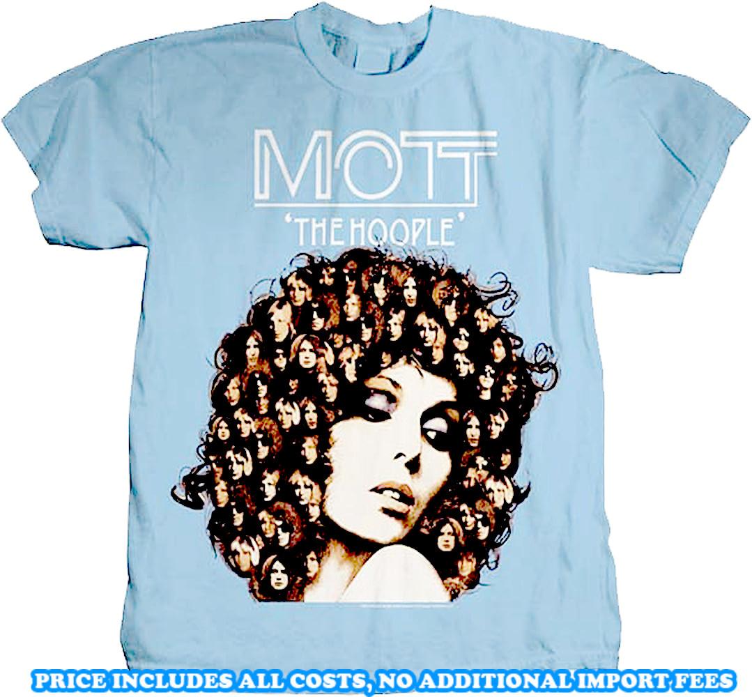 Mott the Hoople Band in Light Blue T-shirt S to 5XL PA221 FREE SHIPPING Unisex T-Shirt XL
