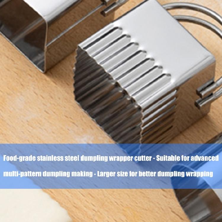 Stainless Steel Cookie Molds With Handle Multipurpose Cutters For Cakes Sandwiches Dishwasher Friendly