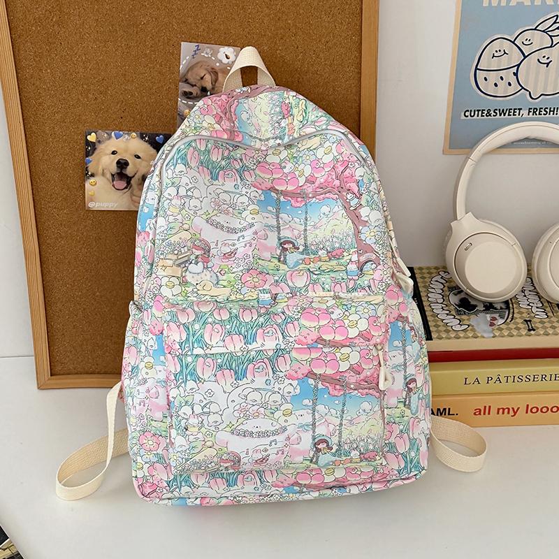 Student Schultasche Mädchen Computer Rucksack bunt gestreift Reiserucksack