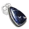 Sodalite Handmade Ethnic 925 Sterling Silver Gift Jewelry Pendant 2.36" y7R67