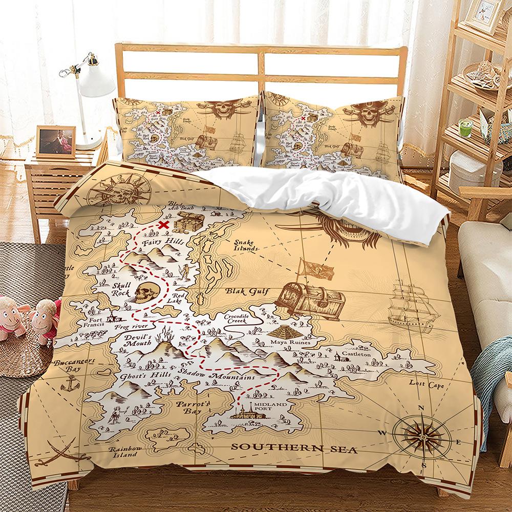 Skull Duvet Cover Set Butterfly Pattern Dark Purple Background King Queen Size for Kids Boys Girls Bedding Set with Pillowcases