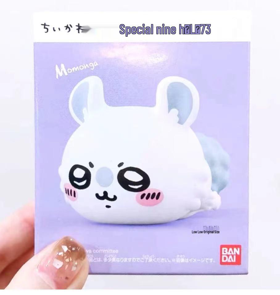 Cartoon Chiikawa Self-Deprecating Bear & Usagi Figurines - Blind Box Decorative Collectibles.