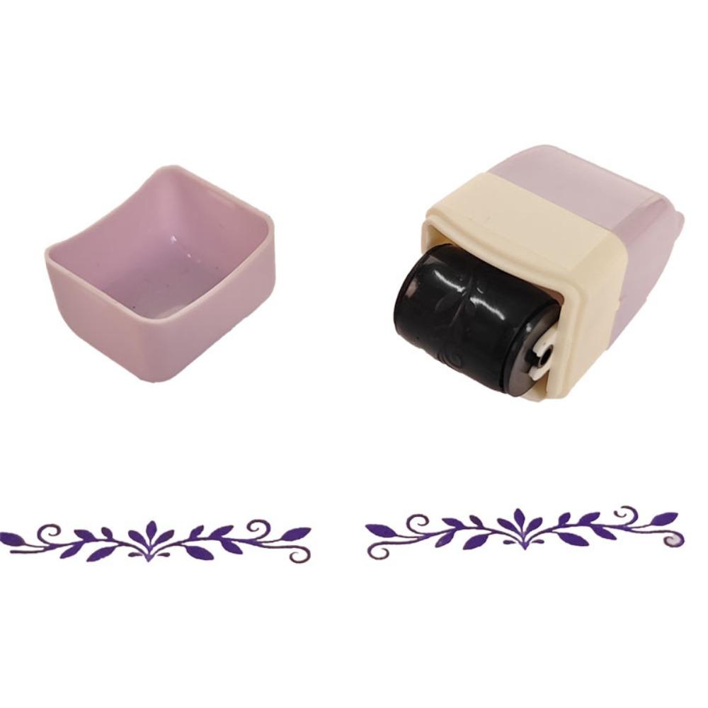 

DIY Handcraft Lace Rolling Stamp Convenient Painting Graffiti Gifts Toy Journaling фиолетовый