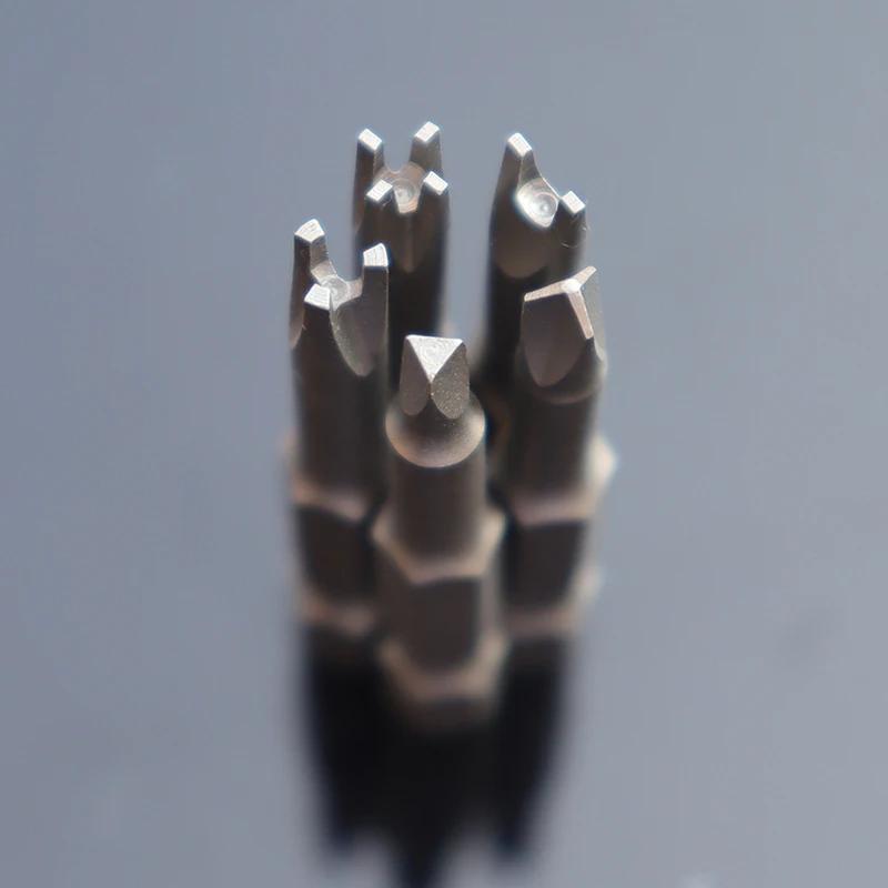 Screwdriver Bit Set 1/4'' Hex Shank Triangle U-shaped Y-shaped Three Points Special-Shaped Bit Set Hexagonal Interface
