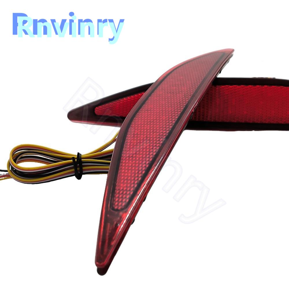 For Golf 7 2013-2015 Rear Bumper Reflector Warn Brake Turn Fog Light,Turn Signal Light With Normal DRL Brake Light