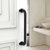 Sliding Barn Door Handle Pull Cabinet Flush Wood Door Handle Matte Black Carbon Steel Interior Door Pull Furniture Hardware