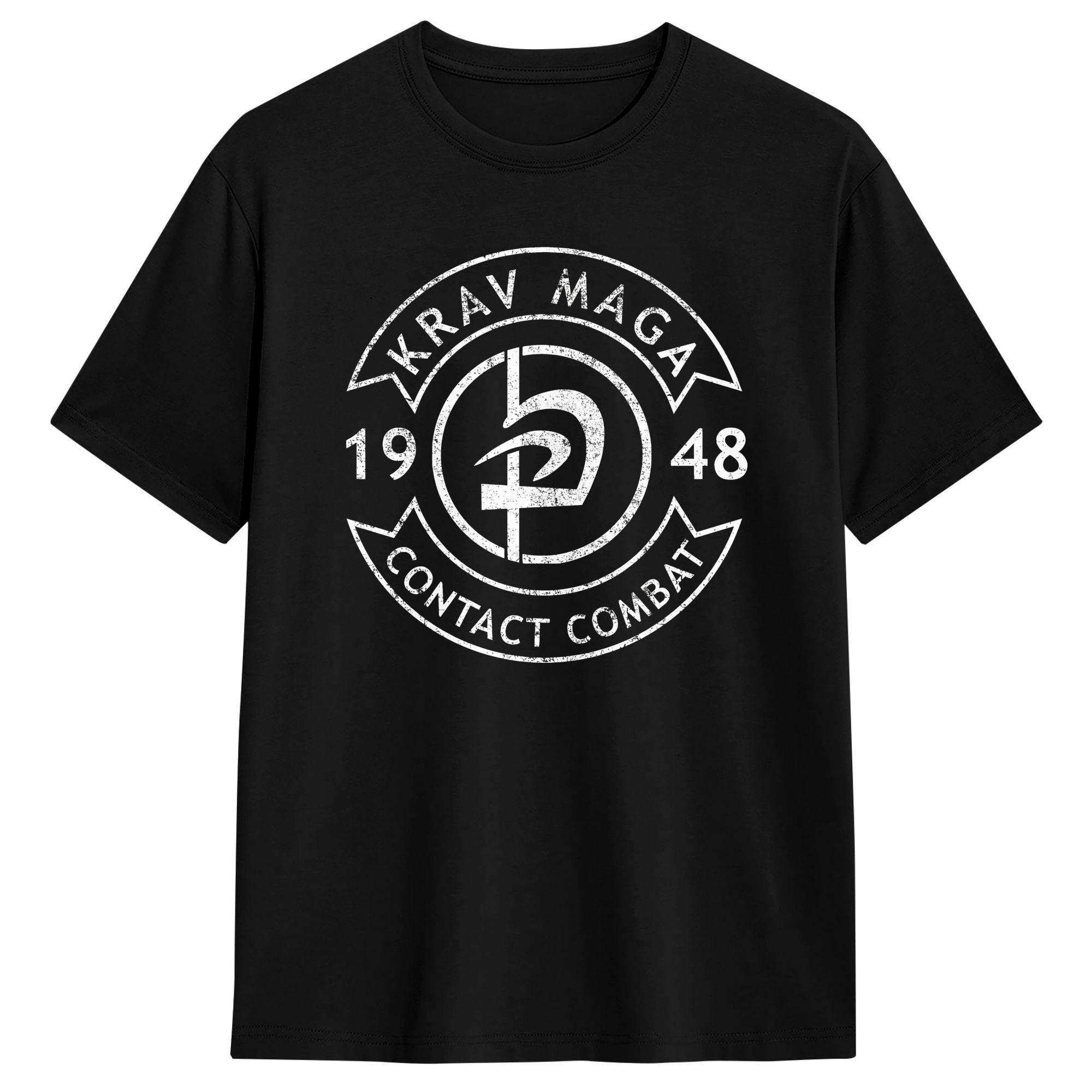 

Krav Maga T Shirt Men s Pure Cotton Funny T-Shirt Crew Neck Tees Short Sleeve Clothes Adult 5XL різнокольоровий