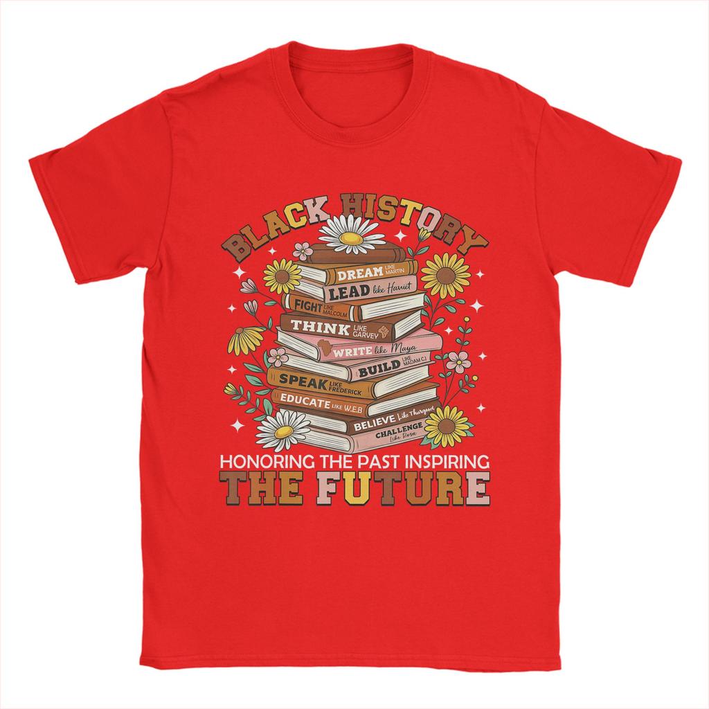 Black History Month Black African American T Shirt Summer 100 Cotton T Shirts Tee Shirt Short Sleeve Y2K Retro Clothing