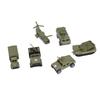1:64 Scale Pull Back Military Vehicles Model Tank Truck Vehicle Models Children Car Toys6pcs / Set