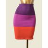 American Accessible Luxury Brand Designer with the Same Name B's Color Matching Bandage Dress Foreign Trade Original Order Elegant Hip Knitwear Skirt