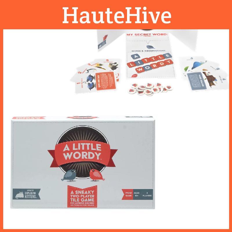 A Little Wordy By Exploding Kittens Card Games Adults Kids Family Game Board