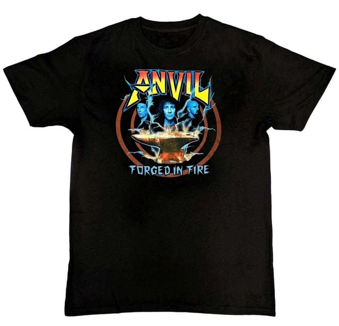 Anvil Band Forged in Fire Album Graphic Mens T-Shirt M