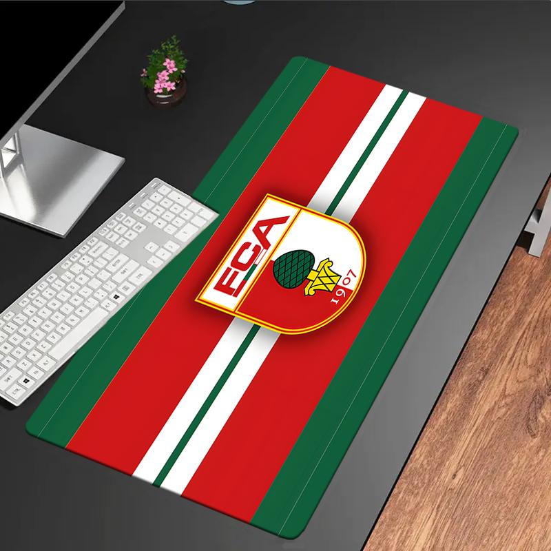 Augs-burg Fußball Wappen Mauspads, Gaming-Mauspad, Tastaturmatte, Schreibtischdekoration für Computer-Notebook, Fan-Geschenk, Geburtstagsgeschenk