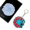 Shiny Glossy Sunflower Dog Paw Ornaments Silicone Epoxy Resin Mold DIY Keychain Pendant Jewelry for Valentine Gift Craft