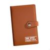 PU Leather Notebook Binder Refillable Loose Money Organiser for Travel Work