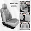 Nappa Leather Breathable Seat Cover: Universal Full Coverage for Five-Seater