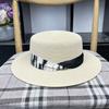 New Hat Men's Summer Tide Travel Vacation Beach Wide Edge Sun Protection Sun Shade Flat Top Top Hat Fashion Straw Hat Women