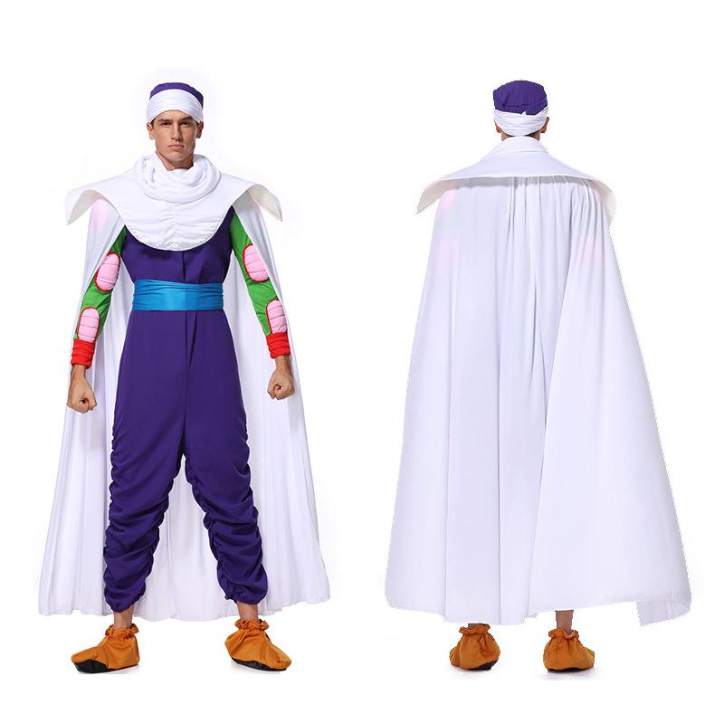 Master Roshi & Son Goku Halloween Cosplay Costumes: Demon King & Goku Clothes