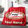 1 шт. Персонализированное одеяло PSV с именем, Подарок, для мужчин и женщин, Мягкое одеяло, Хорошо для дивана, кровати, диван-кровати, путешествий, Легкое фланелевое одеяло