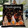 1 Stück Weihnachtszwerg-Druck Leichte Flanelldecke, Bequeme und Warme Decke, für Camping Sofa Bett und Couch Büro, Geschenkdecken in Allen