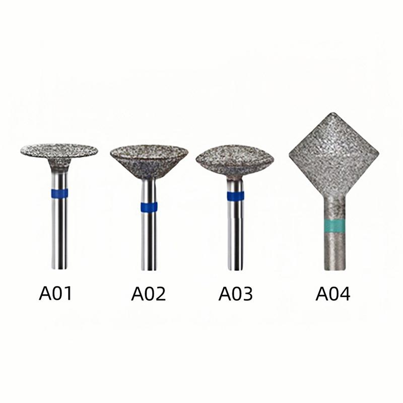 Diamond Nail Drill Bit Mill Cutter All For Manicure Machine Bit Tools Accessories Cuticle Clean For Removing Nail Gel