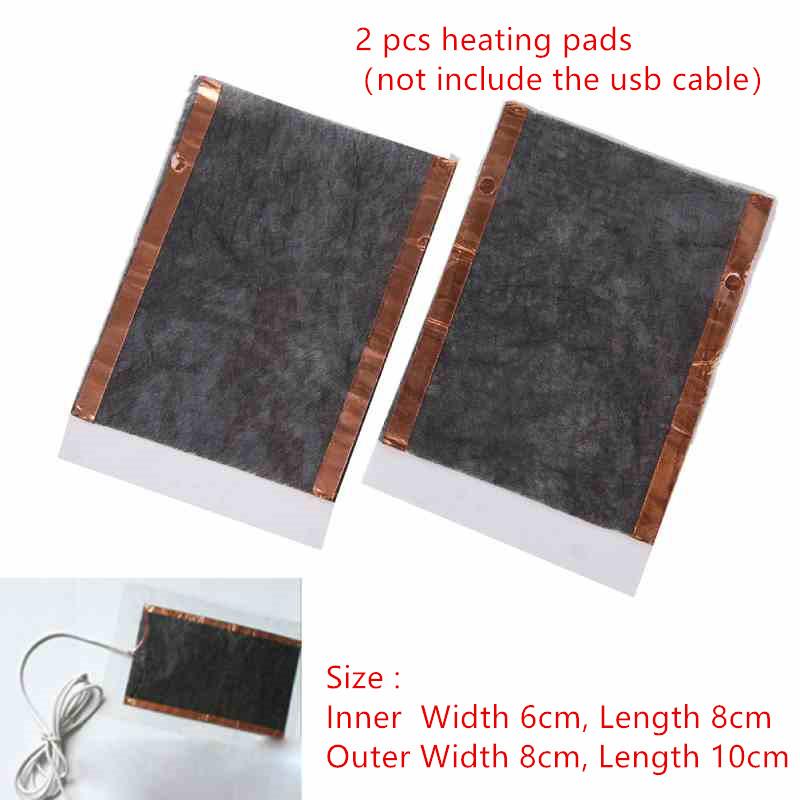 

Carbon Fiber Heated Pads Electric USB Heated Jacket Heating Pad Outdoor Warm Winter Heating Vest Pads For DIY Heated Clothing