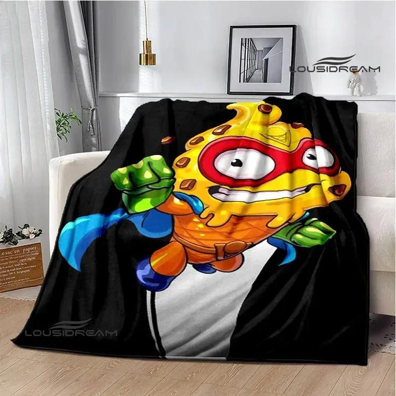 Cute cartoon Super Zings blankets picnic blanket Warm Flannel blankets Soft and comfortable blanket bed linings Birthday Gift