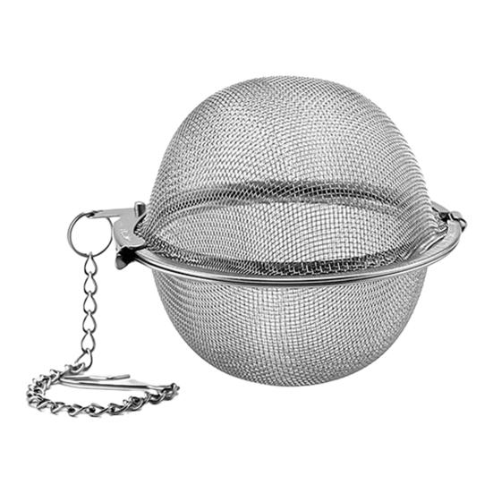 Rustfrit Stål Te-infuser Bold Te-si til Løsbladste Urter Krydderier Krydderi Suppe Hot Pot Brine Bold Genanvendelig Rustfri Filter