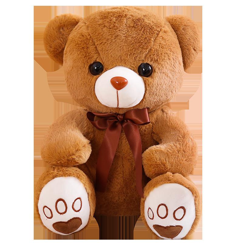 

Плюшевая игрушка Мишка Тедди Мультяшная кукла День Святого Валентина Подарок для девушки День рождения 35cm коричневый