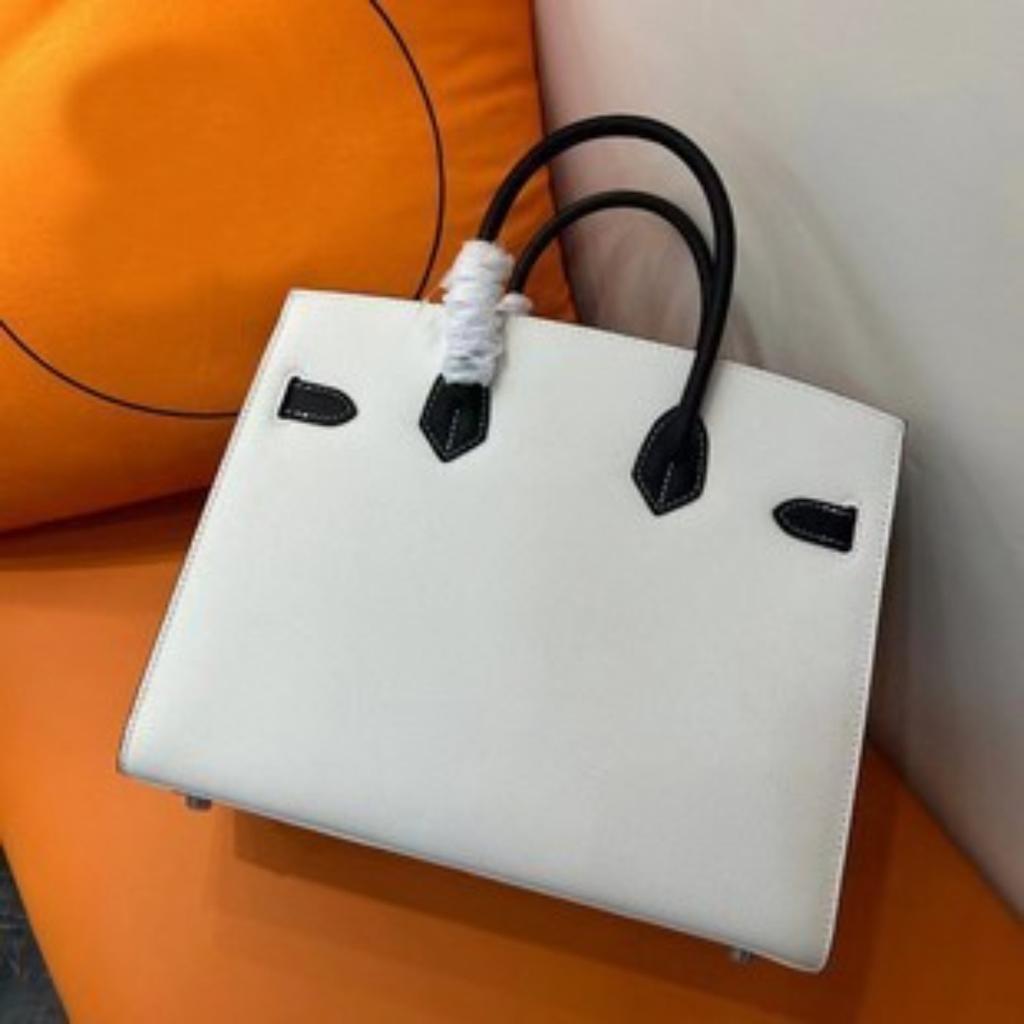 2026 neue Handtasche aus Leder mit Palmenmuster und Farbkombination in Platin, Europäischer und Amerikanischer Modestil, Leder-Damenhandtasche