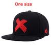 X Embroidery Hip-hop Hats Polyester Snapback Baseball Hat Trend Baseball Caps  Spring Autumn